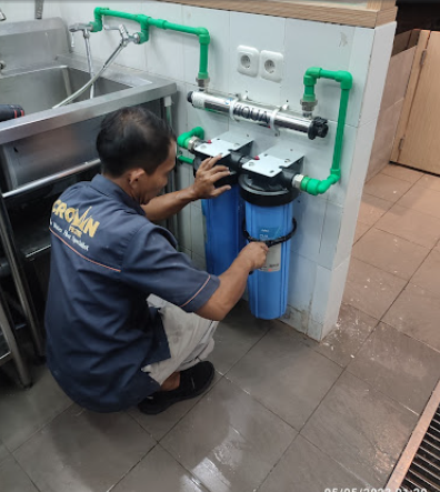 Pemasangan Housing Filter
